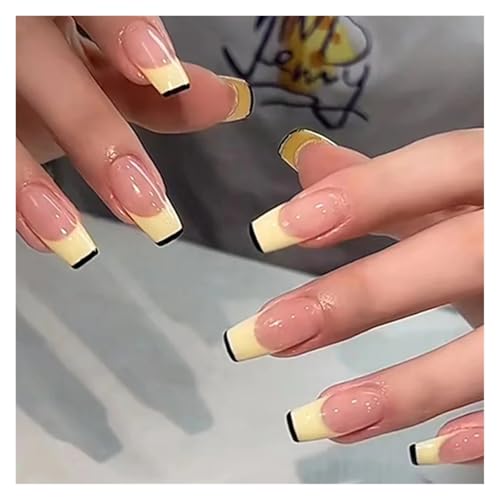 Nägel Zum Aufkleben 24Pcs Shiny Press on Fake Nails Dark Pink Square Short Gel Cover False Fingernails Manicure Art Tips for Women and Girl(Color13) von JMORCO