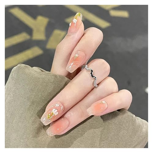 Nägel Zum Aufkleben 24Pcs Shiny Press on Fake Nails Dark Pink Square Short Gel Cover False Fingernails Manicure Art Tips for Women and Girl(Color29) von JMORCO
