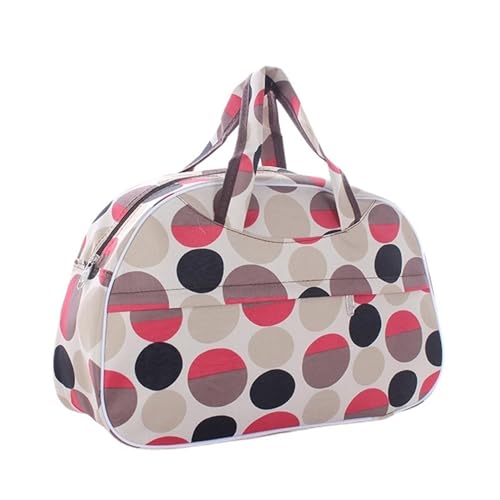 Reisetasche 41 cm * 28 cm * 16 cm Günstige Große Kapazität Frauen Reisetasche Tote Männer Gepäck Duffle Tasche Blume drucken Weibliche Handtasche Reisetaschen (Color : As show-05) von JMORCO