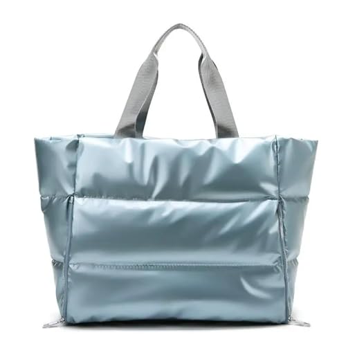 Reisetasche Reisetasche wasserdichte Sport Yoga Tasche Weibliche Gym Fitness Handtaschen Und Geldbörsen Schulter Taschen for Frauen sac de Voyage Reisetaschen (Color : Blue) von JMORCO