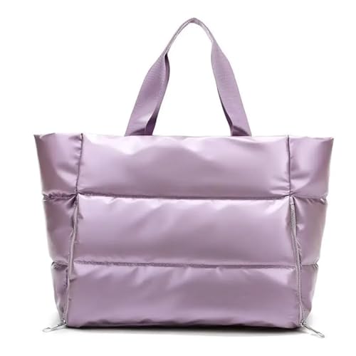 Reisetasche Reisetasche wasserdichte Sport Yoga Tasche Weibliche Gym Fitness Handtaschen Und Geldbörsen Schulter Taschen for Frauen sac de Voyage Reisetaschen (Color : Purple) von JMORCO