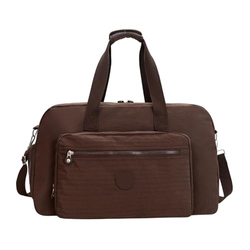 Sporttasche Herren Fitness Gym Bag Outdoor Travel with Shoes Pocket Handbag Daily Training Yoga Multi-Functional Casual Trip Crossbody Bag(Coffee Color) von JMORCO