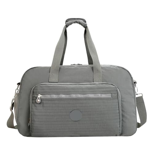 Sporttasche Herren Fitness Gym Bag Outdoor Travel with Shoes Pocket Handbag Daily Training Yoga Multi-Functional Casual Trip Crossbody Bag(Gray) von JMORCO