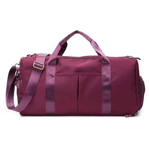 Sporttasche Herren Gym Bag for Women with Shoe Compartment Sturdy Lightweight Yoga Large Handbag(Lavender) von JMORCO