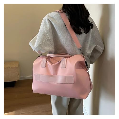 Sporttasche Herren Short Distance Travel Backpack for Women's Fashion Large Capacity Business Travel Waiting for Production Storage Luggage Bag(Pink) von JMORCO