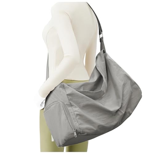 Sporttasche Herren Sports Fitness Bag Female Wet and Dry Separation Training Swimming Bag Large Capacity Lightweight Short-Distance Travel Bag(Gray) von JMORCO