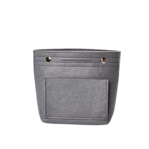 Taschen Organizer Kosmetiktaschen, Waschbeutel, Schreibwaren, Federmäppchen for Damen, innere Geldbörse, Filzeinsatz, Kosmetiktasche, Make-up-Taschen (Color : Grey) von JMORCO