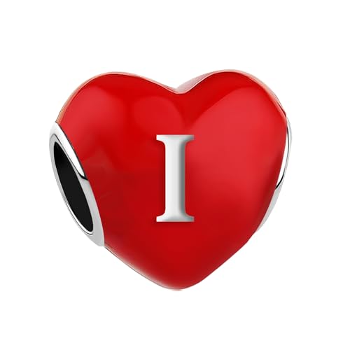 JMQJewelry Damen-Charm-Anhänger "I Love You To The Moon And Back", Initialen, Buchstaben, Alphabet, passend für Pandora-Armbänder JMQJewelry Damen-Charm-Anhänger "I Love You To The Moon And Back", Initialen, Buchstaben, Alphabet, passend für Pandora-Armbänder von JMQJewelry