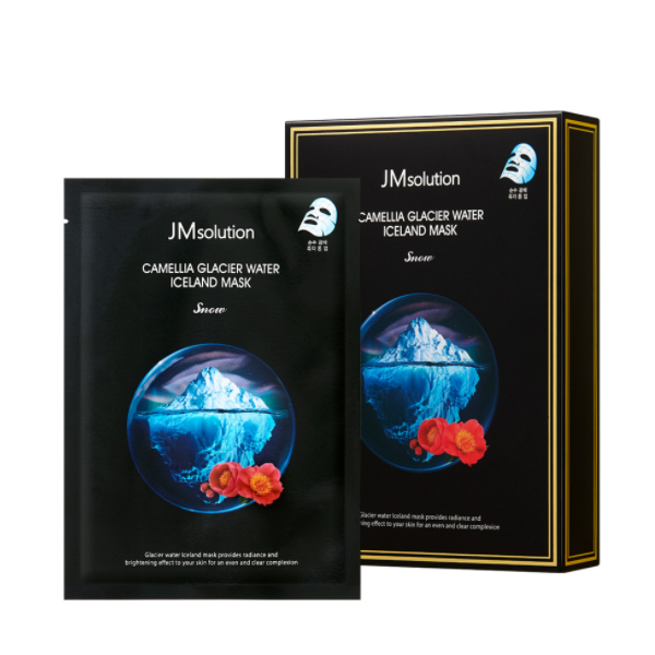 JM SOLUTION - Camellia Glacier Water Iceland Mask Snow - 10stücke von JMsolution