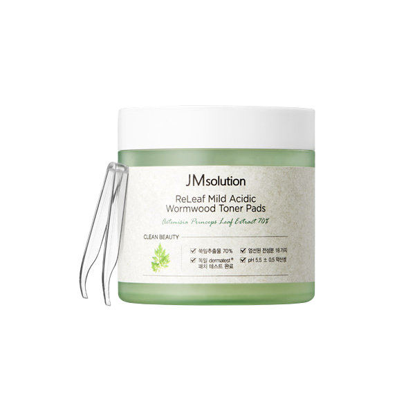 JMsolution - ReLeaf Mild Acidic Wormwood Toner Pads - 70stücke von JMsolution