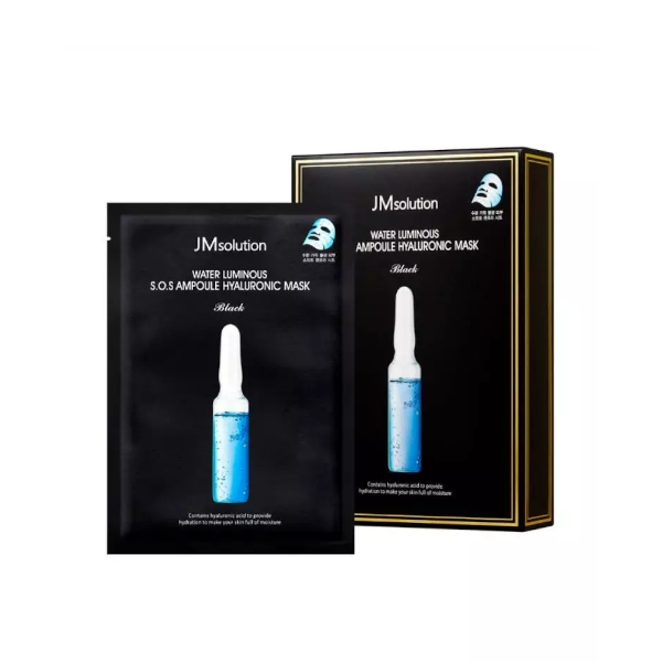 JMsolution - Water Luminous S.O.S Ampoule Mask Plus Black - 30ml*10ea von JMsolution