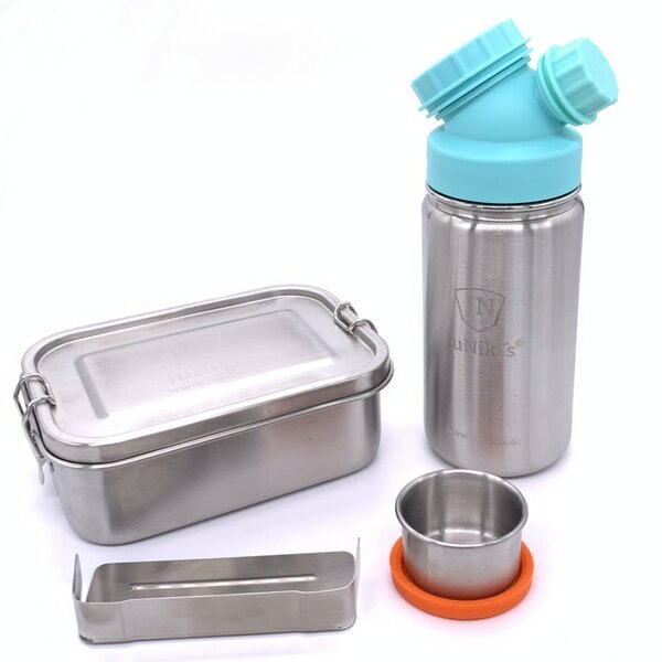 JN JuNiki's Einschulungs-Set: JuNiki´s® Lunchbox + Trinkflasche isoliert 8 Farben von JN JuNiki's