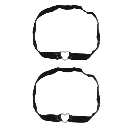 JNAWA 2 Stück Herz-/Punk-Oberschenkelkette, schwarzes Strumpfband, Beinkette, Gothic-Rave-Taillenkette, Nachtclub, Bein-Körperschmuck für Damen und Mädchen, Halloween JNAWA 2 Stück Herz-/Punk-Oberschenkelkette, schwarzes Strumpfband, Beinkette, Gothic-Rave-Taillenkette, Nachtclub, Bein-Körperschmuck für Damen und Mädchen, Halloween von JNAWA