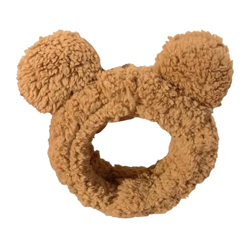 JNAWA Haarreif für Gesicht und Gesicht, weich, elastisch, für Damen und Mädchen, niedlicher Bärenohr, Hautpflege-Zubehör für Halloween, Partyzubehör, Braun JNAWA Haarreif für Gesicht und Gesicht, weich, elastisch, für Damen und Mädchen, niedlicher Bärenohr, Hautpflege-Zubehör für Halloween, Partyzubehör, Braun von JNAWA