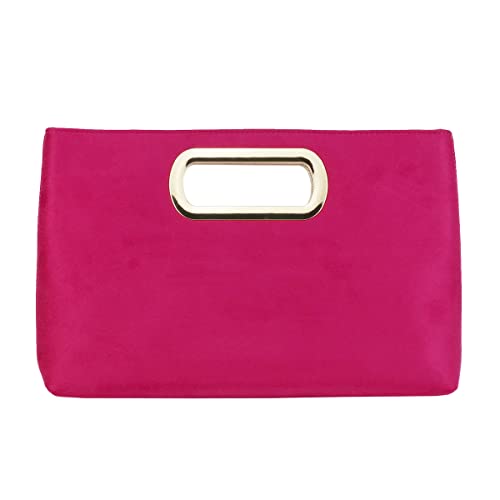 Clutch aus Velourslederimitat von JNB