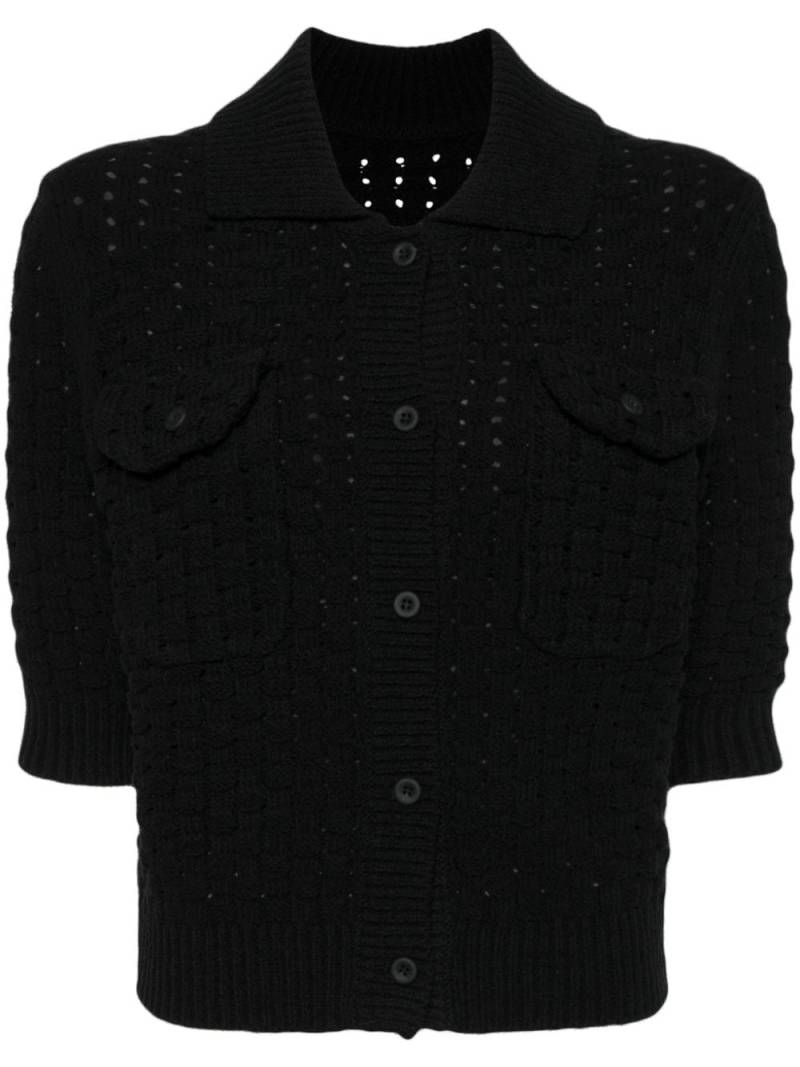 JNBY Kurzärmeliger Cardigan - Schwarz von JNBY