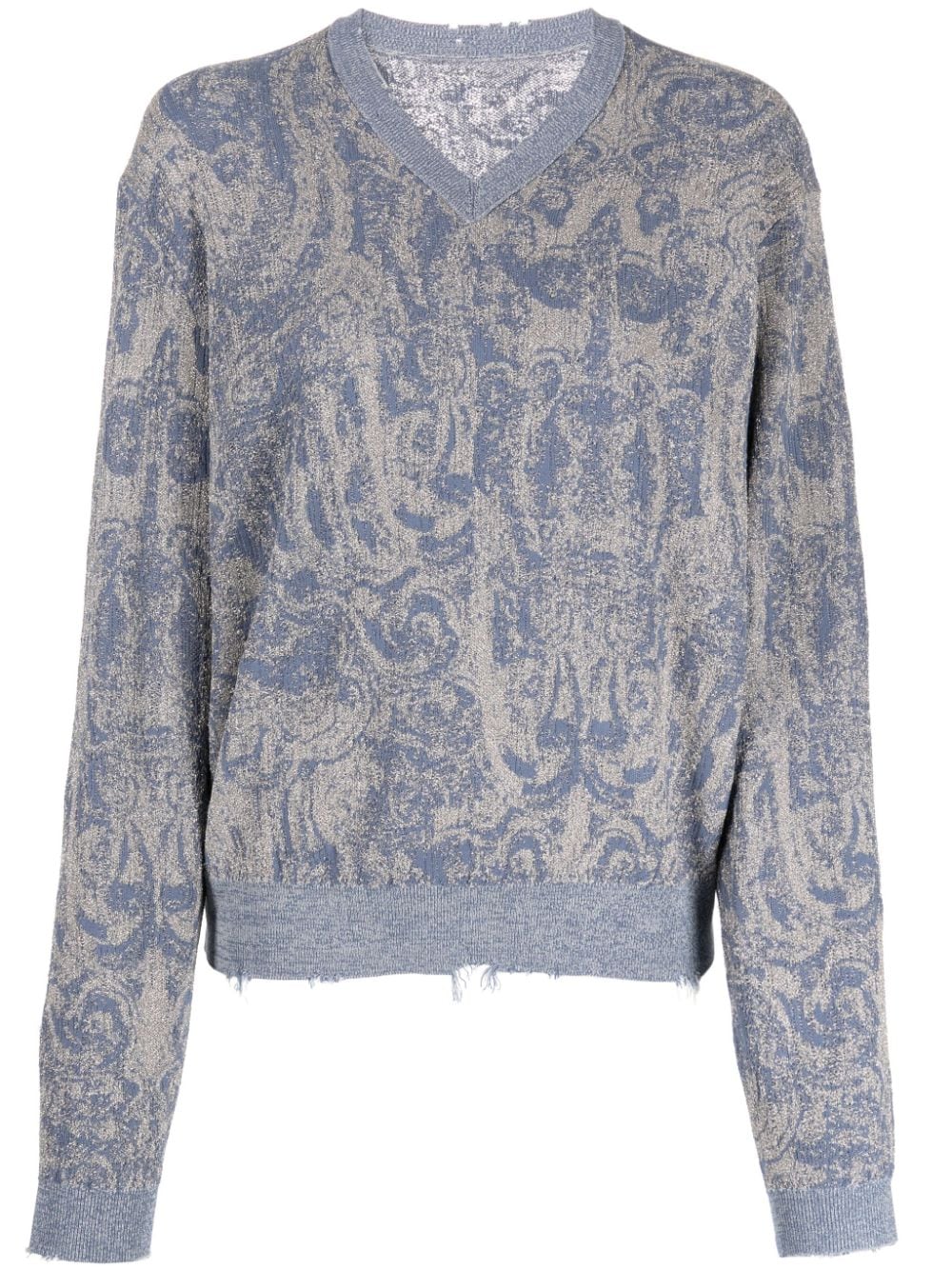 JNBY Pullover im Distressed-Look - Blau von JNBY