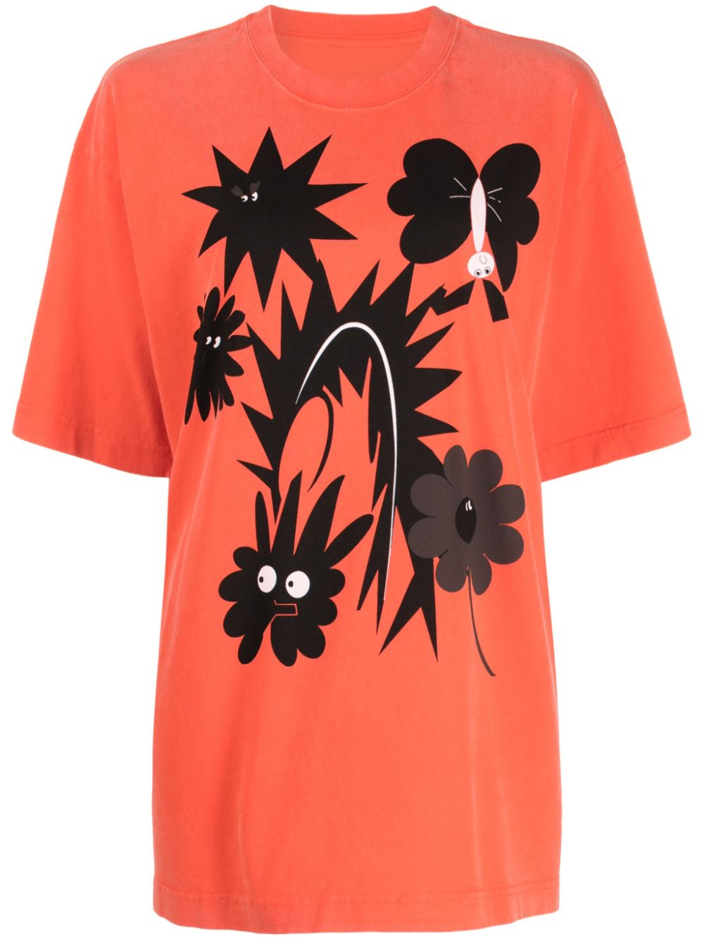 JNBY T-Shirt mit grafischem Print - Orange von JNBY