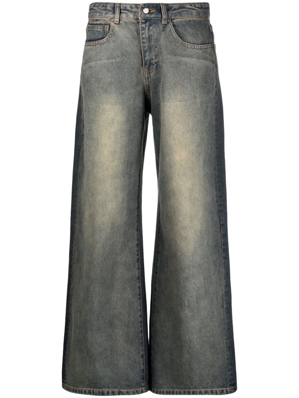 JNBY Weite Jeans mit Farbverlauf - Blau von JNBY