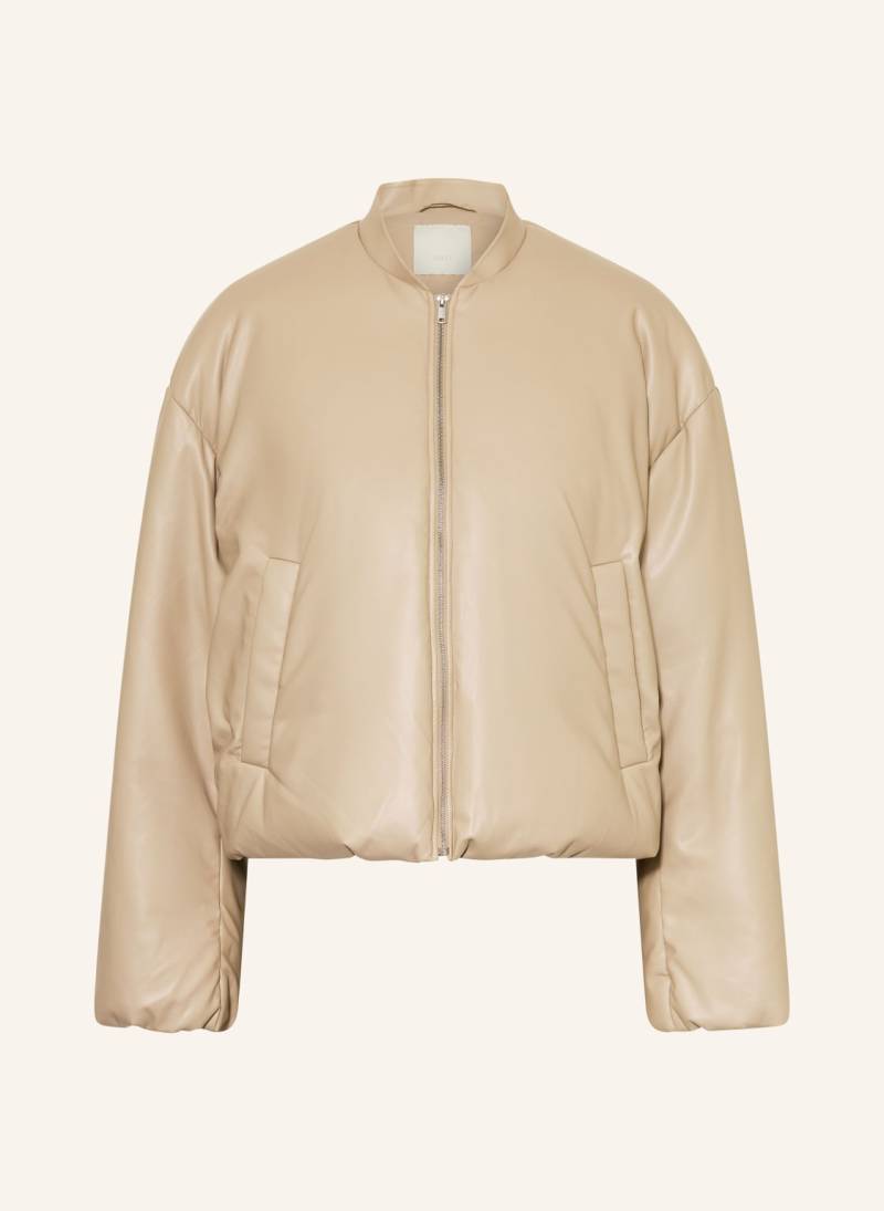 Jnby Daunenjacke In Lederoptik braun von JNBY