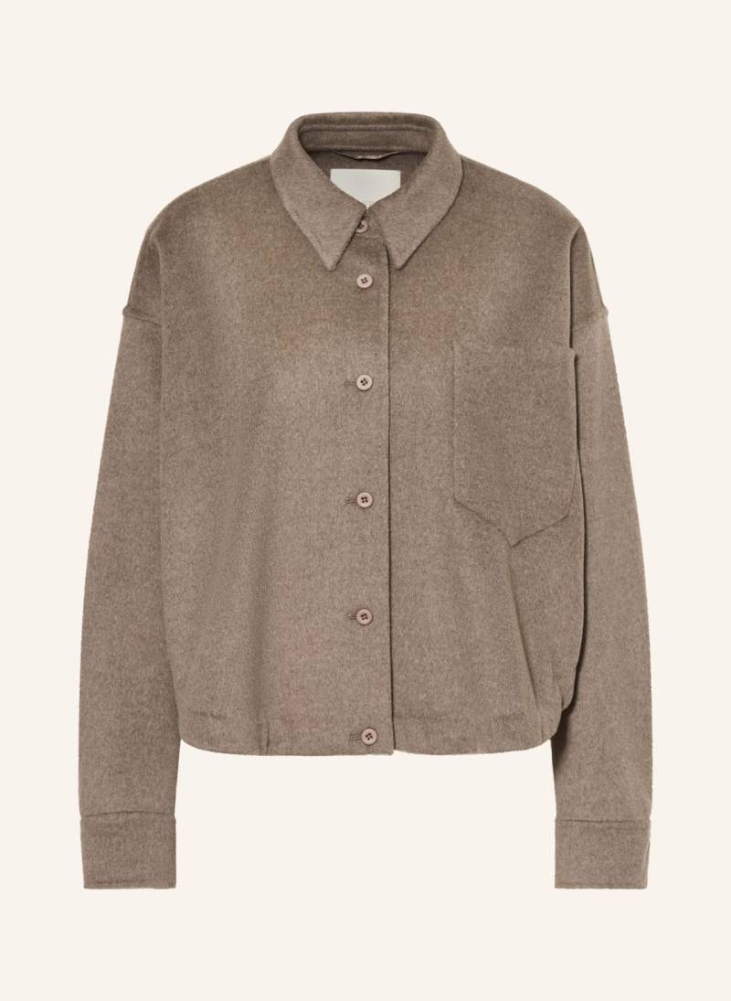 Jnby Overjacket Mit Cashemere braun von JNBY