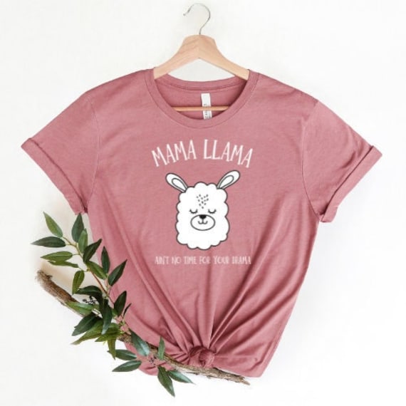 Mama Lama Shirt Für Zum Muttertag, Tshirt Frauen, T Muttertag Geschenk, Lustiges Frauen von JNCApparel