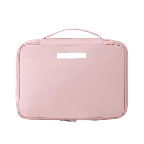 Kosmetiktaschen Kosmetiktasche Tragbare Kosmetiktasche for Damen Großes Fassungsvermögen Reise-Waschbeutel Dreidimensionale Make-up-Aufbewahrungstasche zur Aufbewahrung von Kosmetika(Pink) von JNHGSHUAISDF