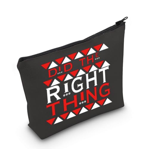 JNIAP DST Sorority Gift Did the Right Thing Kosmetiktasche, paraphernale Geschenke für Mädchen, Rote Tasche von JNIAP