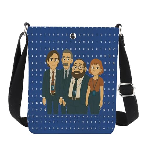JNIAP Lumon Industries Crossbody Bag Makrodata Refinement Gift The Work Is Mysterious And Important Umhängetasche, Number People Cb, Passform: von JNIAP