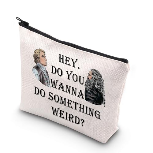 JNIAP OFMD TV Show Make-up-Tasche Stede und Edward Gifts Hey Do You Wanna Do Something Weird OFMD Merch Pirate Comedy TV Show Geschenk, Tun Sie etwas Seltsames, Fit von JNIAP