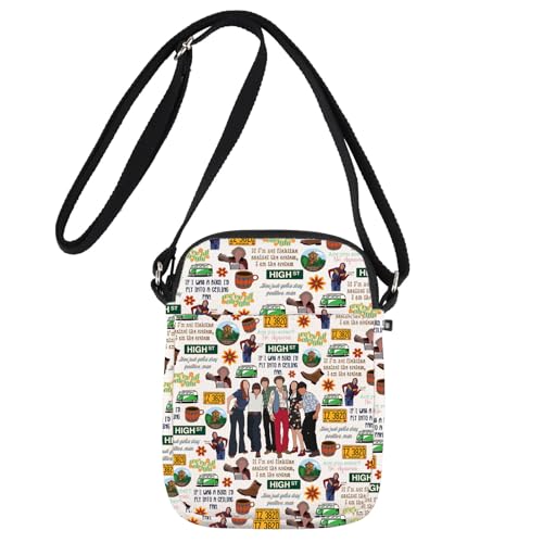 JNIAP Sitcom Inspired Crossbody Bag Point Place Gifts Eric Fans Gifts Sitcom Shoulder Bag, A Bird Cb, Passform: von JNIAP