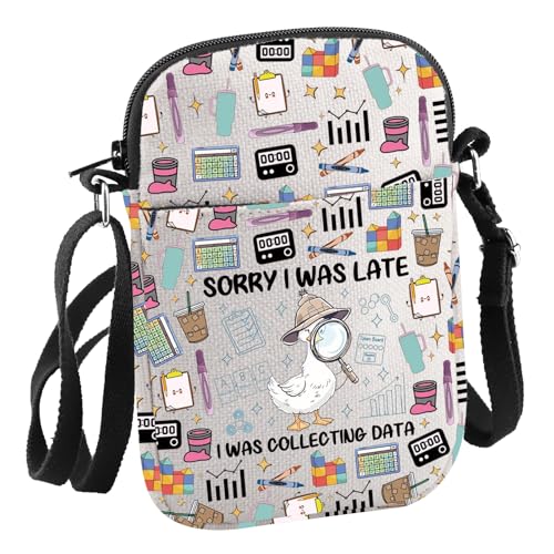Silly Goose ABA Gift Sorry I Was Late I Was Collecting Data Cossbody Bag Behavior Techniker Geschenk, Collecting Data C Bag Silly Goose ABA Gift Sorry I Was Late I Was Collecting Data Cossbody Bag Behavior Techniker Geschenk, Collecting Data C Bag von JNIAP