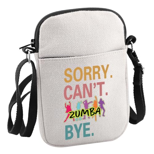 Zumba Dance Fitness Instructor Gift Sorry Can't Zumba Bye Crossbody Bag Zumba-Liebhaber Geschenk für Sie, Sorry Can't Zum C Bag von JNIAP