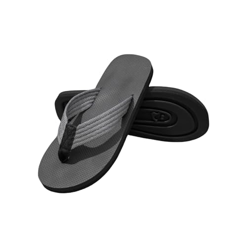 JNRCE Creative Flip Flops – Lustige Strandsandalen mit verstecktem Design – schnell trocknende Slides für Herren – Neuheit Gag Geschenk, GRAU, 11-11.5 Wide Women/10-10.5 Wide Men von JNRCE