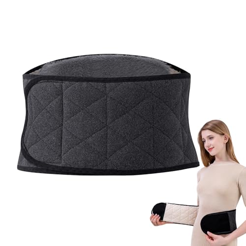 JNUYISW Nierenwärmer, Unisex Rückenwärmer Elastischer Wärmegürtel mit Plüschfutter Klettverschluss Winter Warmer Rückenbandage Nierenschutz Taille Unterstützung Bauchwärmer für Damen Herren JNUYISW Nierenwärmer, Unisex Rückenwärmer Elastischer Wärmegürtel mit Plüschfutter Klettverschluss Winter Warmer Rückenbandage Nierenschutz Taille Unterstützung Bauchwärmer für Damen Herren von JNUYISW