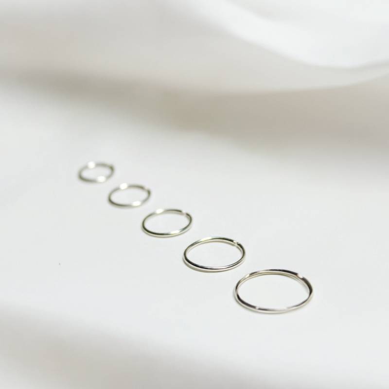Kleine Silber Hoop Ohrring | Sterling Huggie Creolen Infinity Endlos Knorpel Bequeme Kleine Silber Hoop Ohrring | Sterling Huggie Creolen Infinity Endlos Knorpel Bequeme von JNYDesigns
