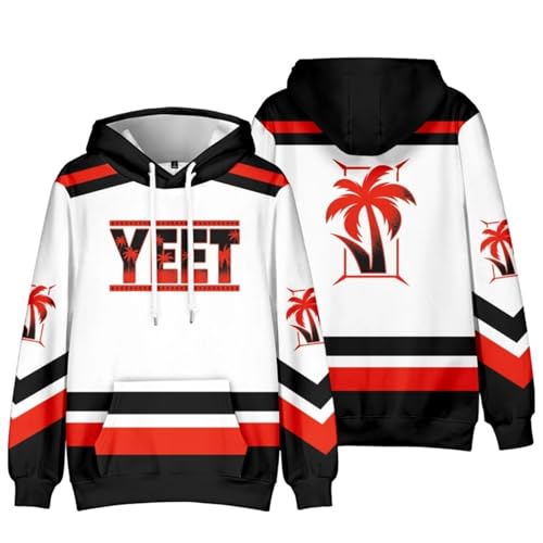 JNYEHSUI Hoodie Für Frauen Kapuzen Herren Und Damen Cosplay Sweatshirt Jey USO Yeet 3D Bedruckter Kapuzenpullover Street Harajuku Mit Langen Ärmeln Sportoberteil Mit Kordelzug Lässiges-Red||x_l von JNYEHSUI