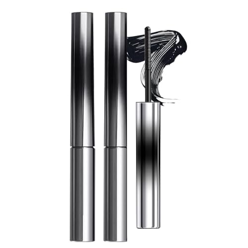 2 Stuck Iron Wand Mascara, Metall-Mascara-Stab, schwarze, waschbare, 3D-Wimperncurling, zusätzliche Fasern, wasserfest, natürliche Länge, schlankes Volumen, langanhaltend, 2 Stuck Iron Wand Mascara, Metall-Mascara-Stab, schwarze, waschbare, 3D-Wimperncurling, zusätzliche Fasern, wasserfest, natürliche Länge, schlankes Volumen, langanhaltend, von JOAAZAR