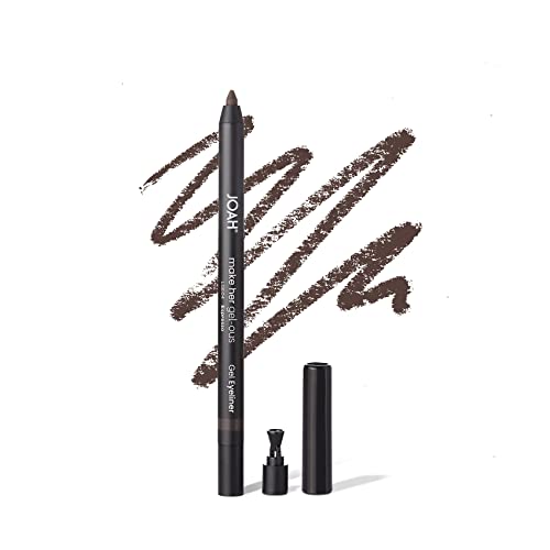 Joah Make Her Gel-Ous Gel-Eyeliner mit selbstschärfendem Stift, wasserdicht und langlebig, Definition und intensive Farbausführung, cremige Formel, die nicht abzieht, Espresso-Kaffee, 300 ml (Packung von JOAH