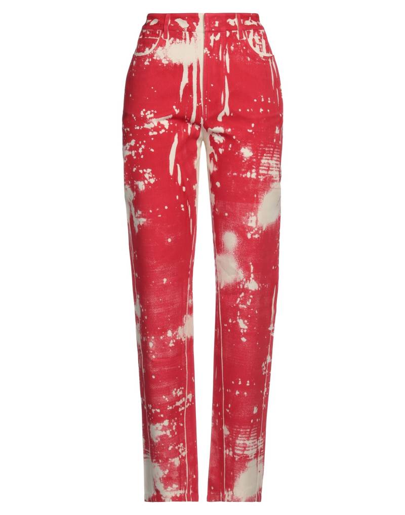 JOAO MARASCHIN Jeanshose Damen Rot von JOAO MARASCHIN