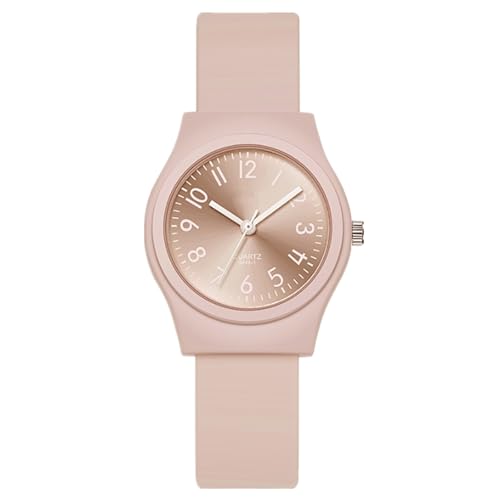 JOATVEE Analoge Quarz-Armbanduhr Silikonband für Frauen Junge Frauen Studenten leicht lesbare Sportuhr Arabische Ziffern Zifferblatt JOATVEE Analoge Quarz-Armbanduhr Silikonband für Frauen Junge Frauen Studenten leicht lesbare Sportuhr Arabische Ziffern Zifferblatt von JOATVEE