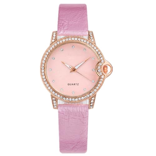 JOATVEE Damenuhren Gypsophila Analog Quarz Diamant Uhr Damen Rose Gold Wasserdicht Lederband Uhren Luxus Mode Geschenk für Frauen JOATVEE Damenuhren Gypsophila Analog Quarz Diamant Uhr Damen Rose Gold Wasserdicht Lederband Uhren Luxus Mode Geschenk für Frauen von JOATVEE