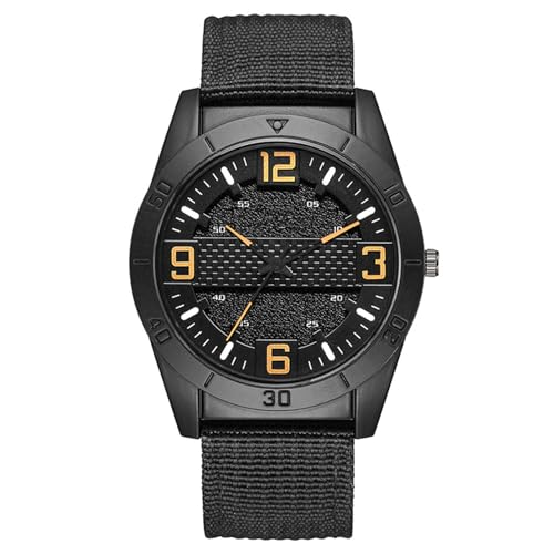 JOATVEE Herrenmode UhrenLEicht Ablesbare Digital Skala Quarz Analog Armbanduhr mit Canvas ArmbandHerrenuhr Geschenke JOATVEE Herrenmode UhrenLEicht Ablesbare Digital Skala Quarz Analog Armbanduhr mit Canvas ArmbandHerrenuhr Geschenke von JOATVEE