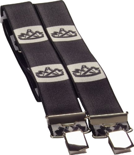 JOB 4-Clip Hosenträger ZIMMERER Zunftemblem 120 cm von JOB-Kleidung