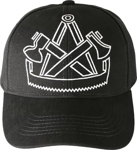 JOB Zimmerer-Cap mit Zunft-Emblem schwarz - verstellbar von JOB