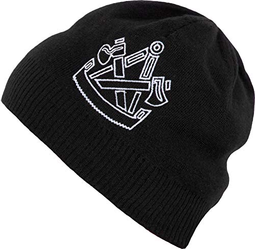 Job Zimmerer Strick-Mütze Strickmütze Beanie Jeff II schwarz XXL Zunft-Logo OneSize von Lupsty