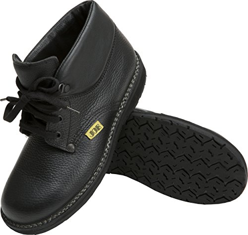 JOB Dachdecker-Schuhe MORITZ II Leder, halbhoch, Schnürschuh, schwarz (44) von JOB