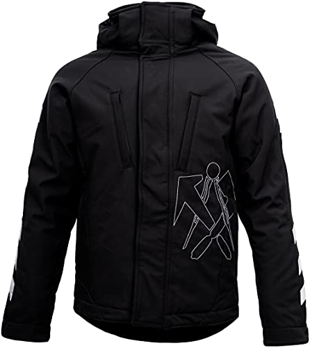 JOB-Dachdecker-Winter-Soft Shell Jacke KENNETH schwarz L von JOB