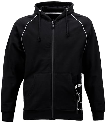 JOB Hoodie-Sweatjacke ZONS Zimmerer schwarz (DE/NL/SE/PL, Alphanumerisch, XL, Regular, Regular, schwarz) von JOB