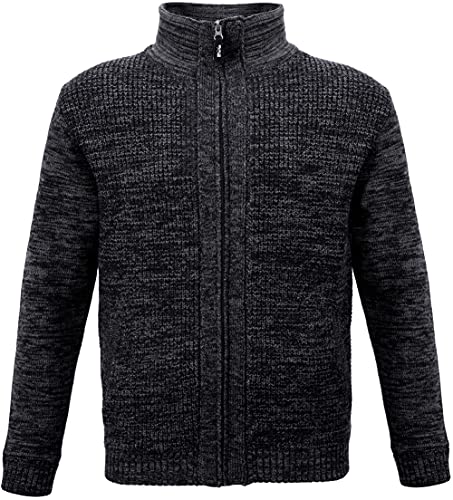 JOB Strickjacke GERA mit Fellfutter schieferschwarz XXL JOB Strickjacke GERA mit Fellfutter schieferschwarz XXL von JOB